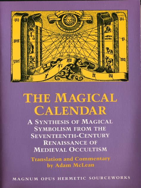 Magical calendar wheel